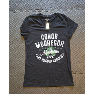 Women's UFC Conor McGregor T-Shirt XL Black